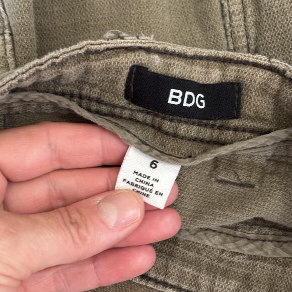 BDG Pegged Fatigue Pants Size 6 Gauze Utility Skater Grunge GORP Drop Crotch **‎ - Picture 15 of 16
